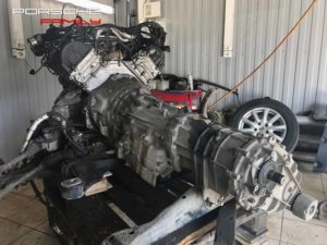 Устранение течи двигателя 3.0 Porsche Cayenne
