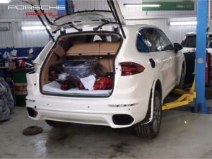 Кузовной ремонт Porsche Cayenne 958